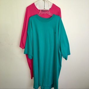 NWT Columbia (Lot of 2) Big And Tall Short Sleeve Tees in Size 3XLT 100% Cotton